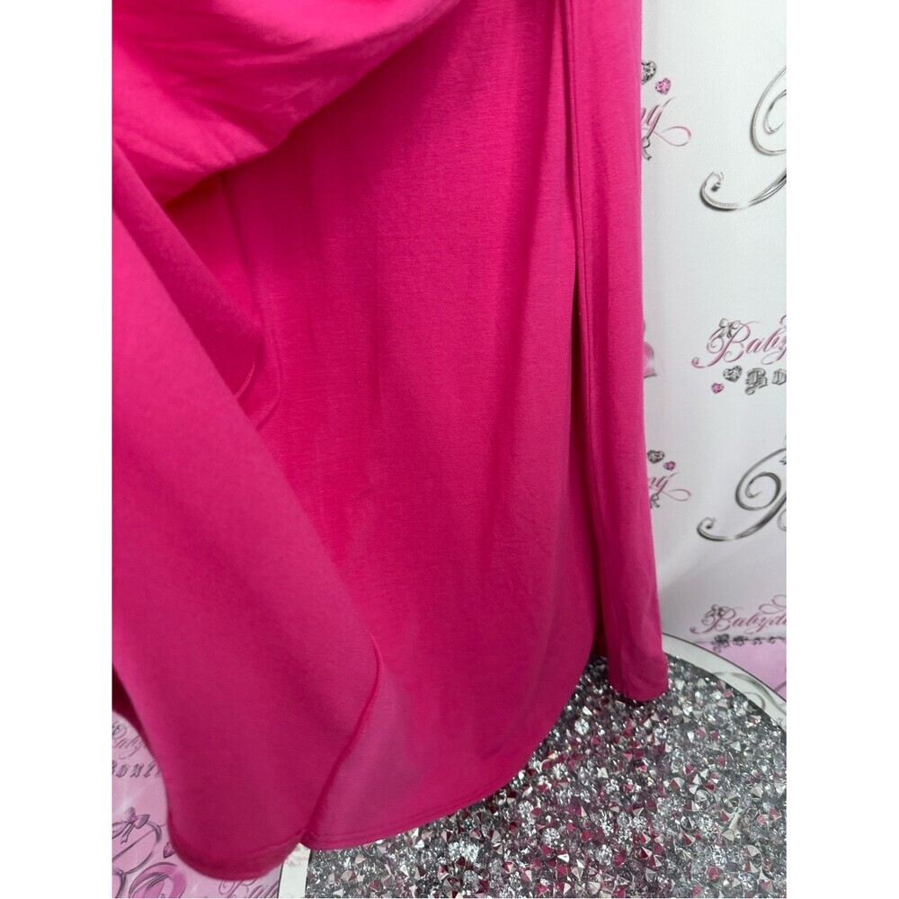 Tommy Bahama dress pink bright Fuchsia Twist-Front V-Neck Dress - Picture 7 of 10